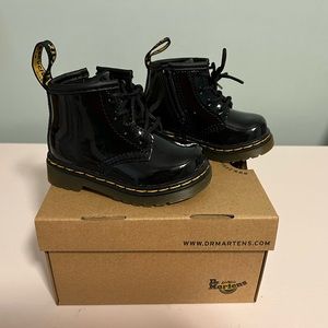 Dr. Martens patent leather boots
